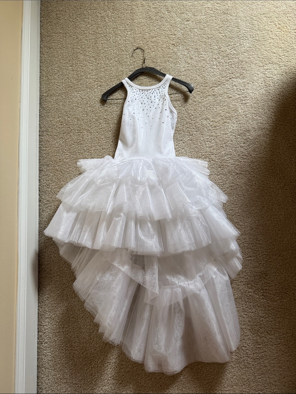 White girls party dress
